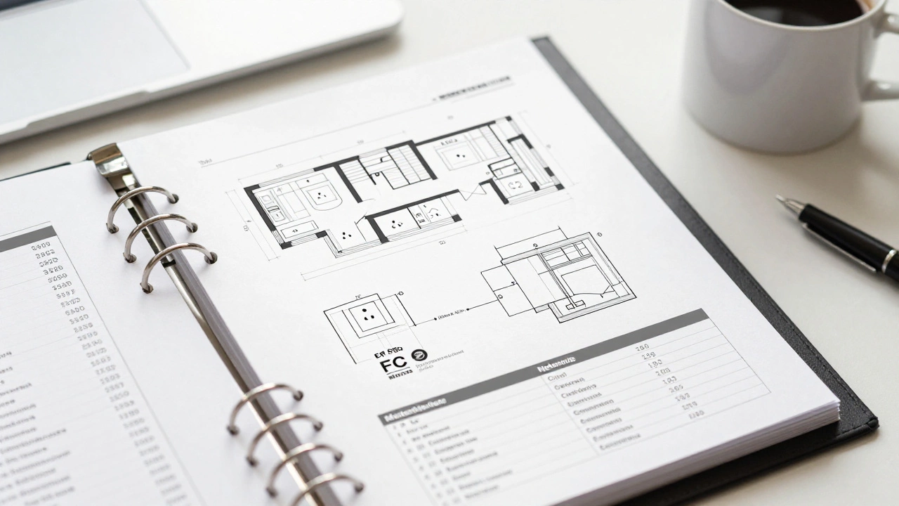 Детализированная документация проекта интерьера: планы, схемы и спецификации материалов.